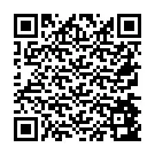 QR Code for Phone number +26774843714