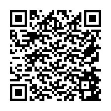 QR-код для номера телефона +26774843723