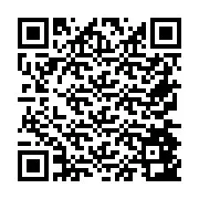 QR Code for Phone number +26774843736