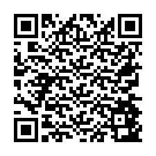 QR-kood telefoninumbri jaoks +26774843738
