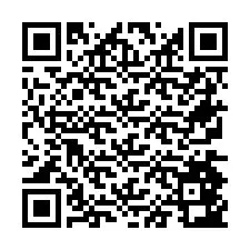 QR-kood telefoninumbri jaoks +26774843742