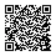 QR-kood telefoninumbri jaoks +26774843744