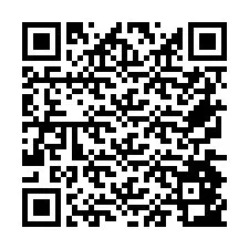 QR Code for Phone number +26774843753