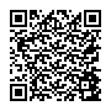 QR Code for Phone number +26774843754