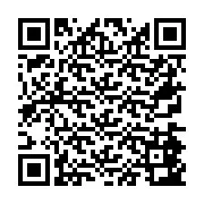 QR Code pour le numéro de téléphone +26774843800