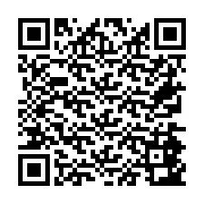 QR Code for Phone number +26774843849