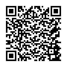 QR kód a telefonszámhoz +26774843871