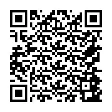 QR kód a telefonszámhoz +26774843873