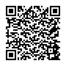 QR kód a telefonszámhoz +26774843891