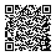 Código QR para número de telefone +26774843898