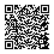 QR kód a telefonszámhoz +26774843902