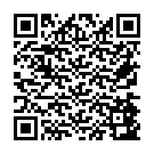 Kode QR untuk nomor Telepon +26774843903