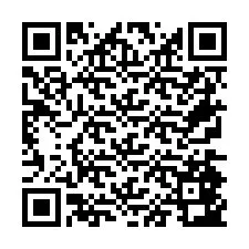 電話番号のQRコード +26774843941