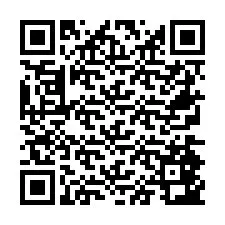 Kode QR untuk nomor Telepon +26774843944