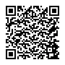 Codice QR per il numero di telefono +26774843951