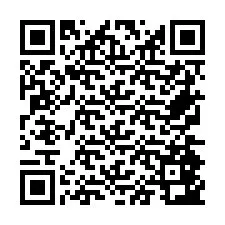 Kode QR untuk nomor Telepon +26774843967