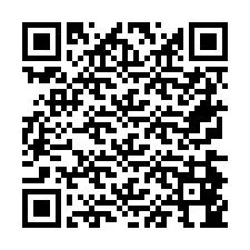 QR-code voor telefoonnummer +26774844015