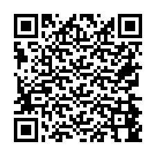 QR Code สำหรับหมายเลขโทรศัพท์ +26774844029