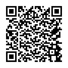 QR код за телефонен номер +26774844033