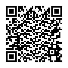 Código QR para número de teléfono +26774844055