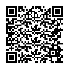 QR Code for Phone number +26774844076