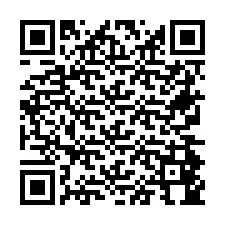 QR Code for Phone number +26774844092