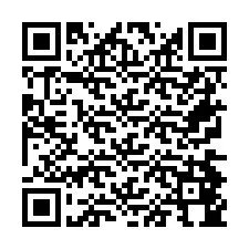 電話番号のQRコード +26774844215
