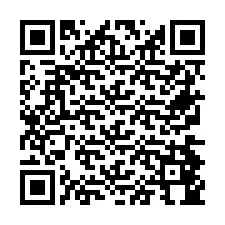 Codice QR per il numero di telefono +26774844216