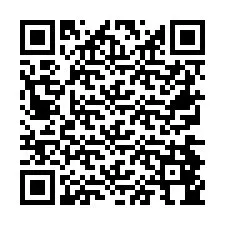 Codice QR per il numero di telefono +26774844218