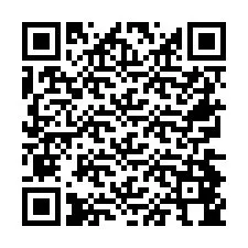 QR-kood telefoninumbri jaoks +26774844258
