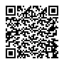 QR Code for Phone number +26774844284
