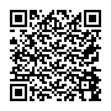 電話番号のQRコード +26774844315