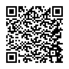 QR Code for Phone number +26774844379