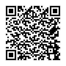 電話番号のQRコード +26774844437