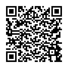 QR-kood telefoninumbri jaoks +26774844460