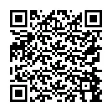 Código QR para número de teléfono +26774844620