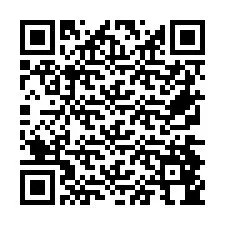 QR-code voor telefoonnummer +26774844643