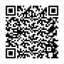 QR Code สำหรับหมายเลขโทรศัพท์ +26774844663