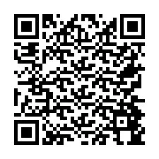 QR-код для номера телефона +26774844674