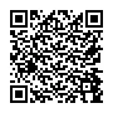 QR-code voor telefoonnummer +26774844686