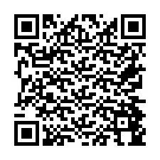 QR-code voor telefoonnummer +26774844699