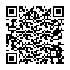 QR Code สำหรับหมายเลขโทรศัพท์ +26774844703