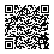 Codice QR per il numero di telefono +26774844708