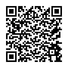 QR Code สำหรับหมายเลขโทรศัพท์ +26774844711