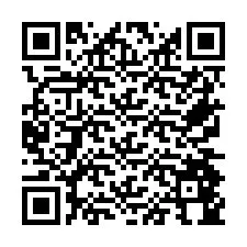 QR код за телефонен номер +26774844793