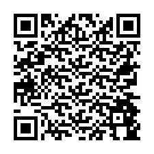 Código QR para número de telefone +26774844798