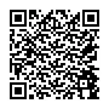 Código QR para número de telefone +26774844799