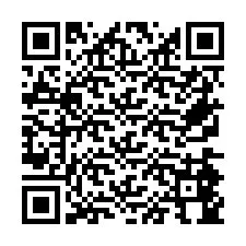 QR kód a telefonszámhoz +26774844803