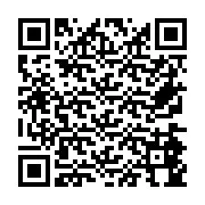 QR код за телефонен номер +26774844807