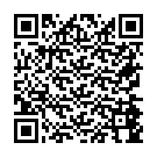 QR код за телефонен номер +26774844822